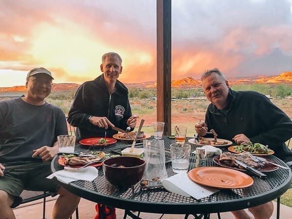 Moab Mountain Bikers Sunset dinner by jcghk.dfhdjkvfj.cf