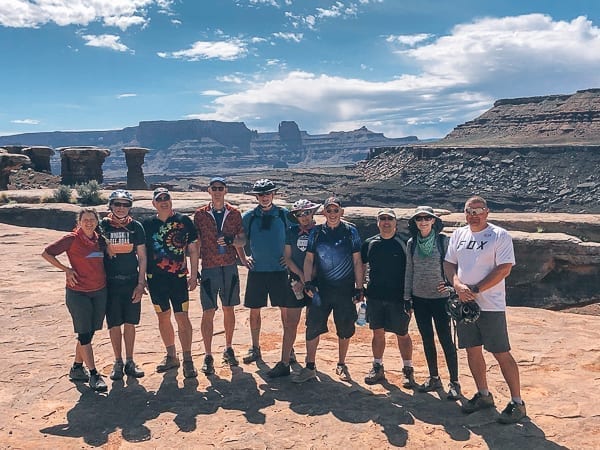 Musselman Arch Rim Tours Mountain Biking tour group photo by jcghk.dfhdjkvfj.cf