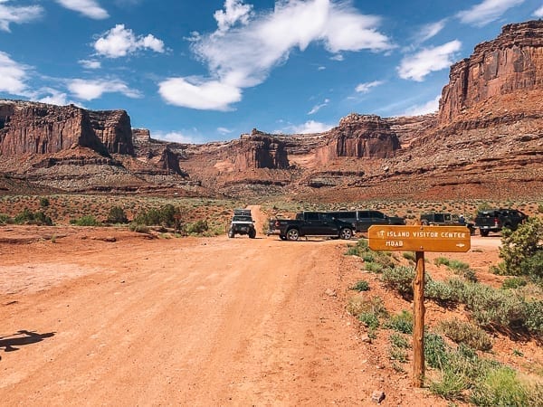 Potash Road and Schafer trail intersection White Rim trail Moab Utah by jcghk.dfhdjkvfj.cf