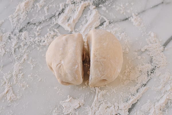 Cutting the dough in half, jcghk.dfhdjkvfj.cf