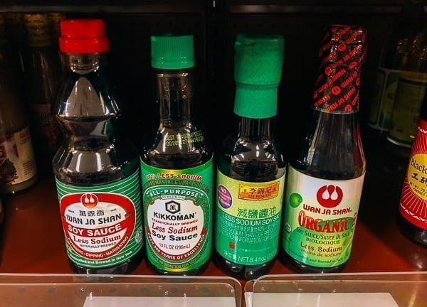 Brands of low sodium soy sauce on store shelf, jcghk.dfhdjkvfj.cf
