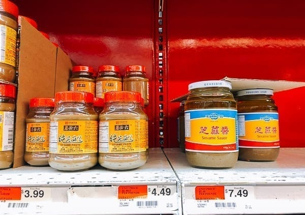 Brands of Chinese sesame paste on store shelf, jcghk.dfhdjkvfj.cf