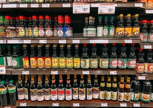 Soy Sauce Shelf in Asian grocery store, jcghk.dfhdjkvfj.cf