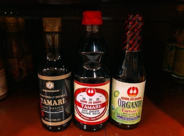 Different brands of tamari on store shelf, jcghk.dfhdjkvfj.cf