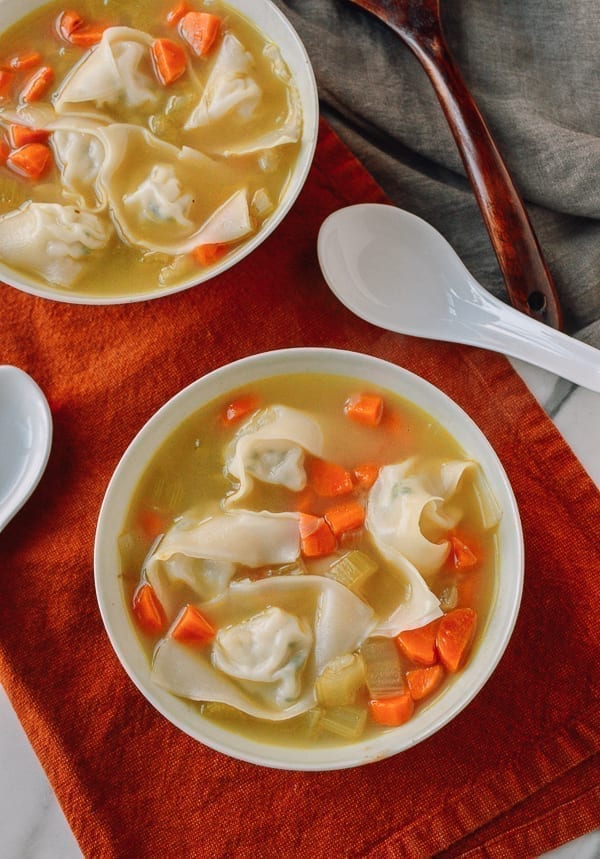 Chicken Noodle Wonton Soup