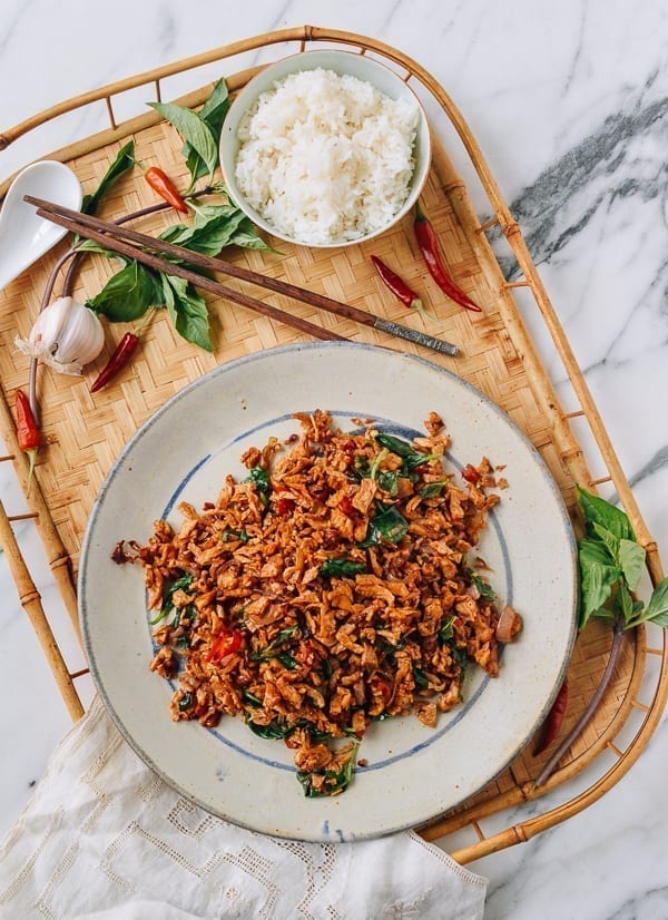 10-Minute Vegan Pad Krapow (Thai Basil Stir-fry)