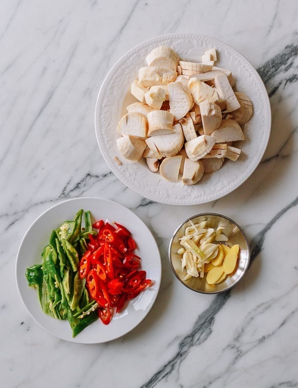 Spicy king oyster mushroom stir-fry ingredients, jcghk.dfhdjkvfj.cf