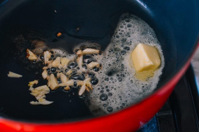 Butter, garlic, and dashi in pot, jcghk.dfhdjkvfj.cf