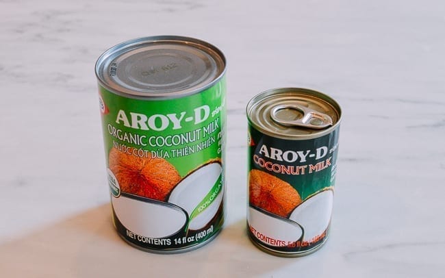 Two sizes of canned coconut milk, jcghk.dfhdjkvfj.cf