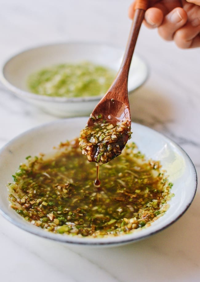 Adding soy sauce to ginger scallion oil, jcghk.dfhdjkvfj.cf