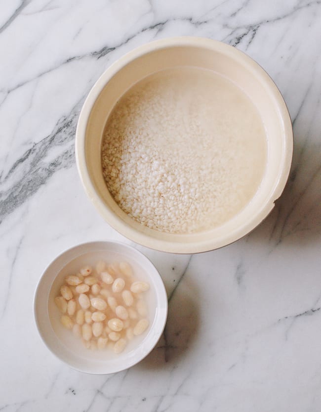 Soaking sticky rice and peanuts, jcghk.dfhdjkvfj.cf