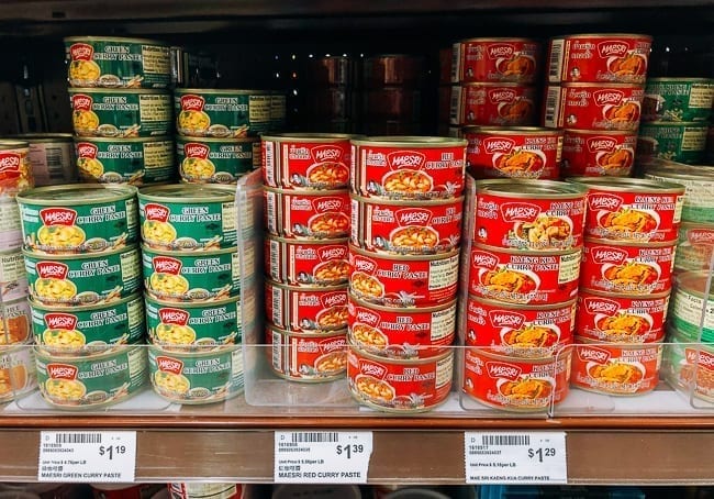 Different types of Thai curry paste on shelf, jcghk.dfhdjkvfj.cf