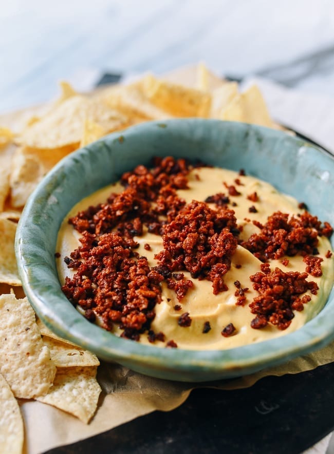 Vegan Queso with Vegan Chorizo on top, jcghk.dfhdjkvfj.cf