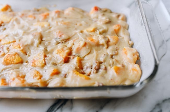 Batter spread out in prepared pan, jcghk.dfhdjkvfj.cf