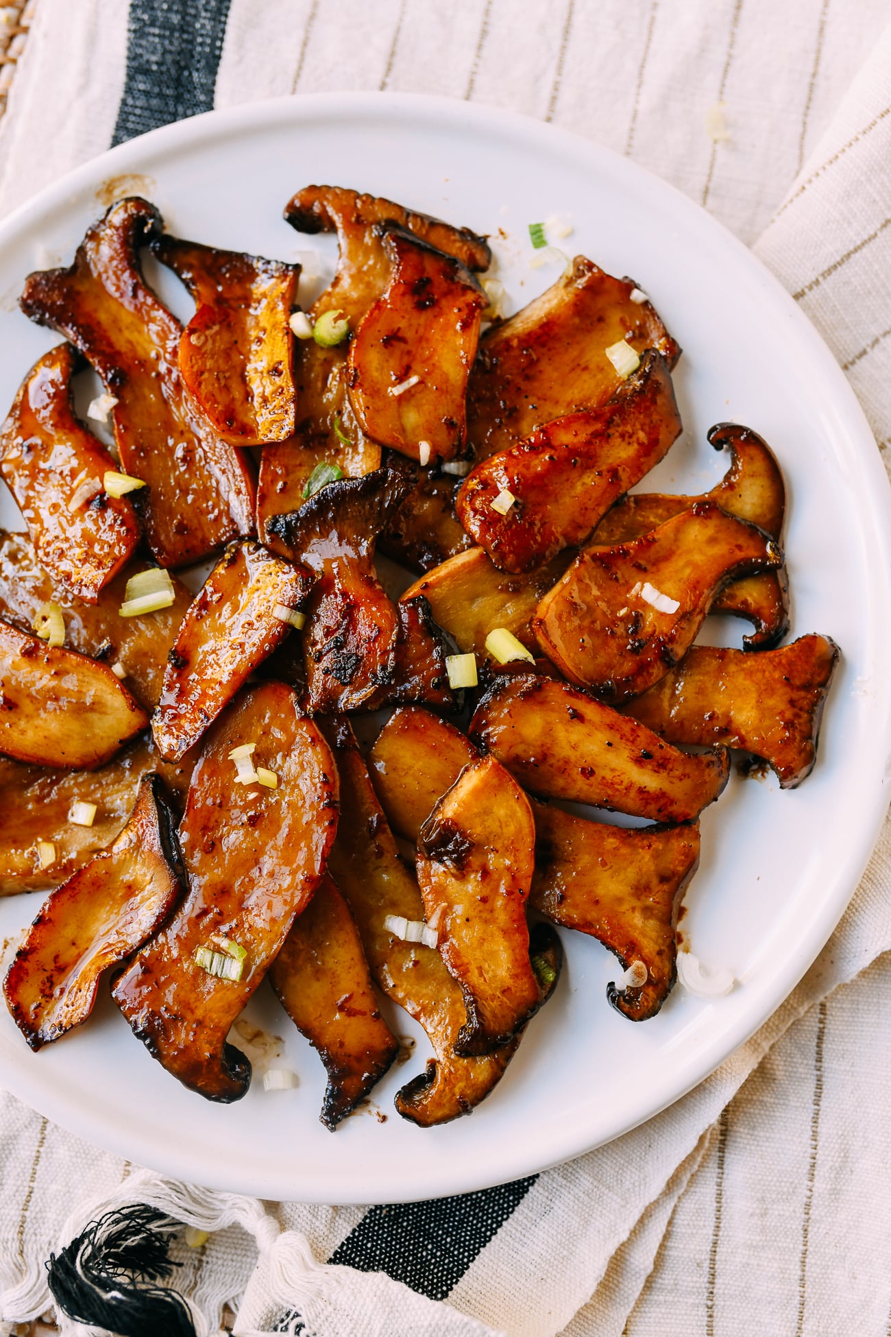 Soy Butter King Oyster Mushrooms