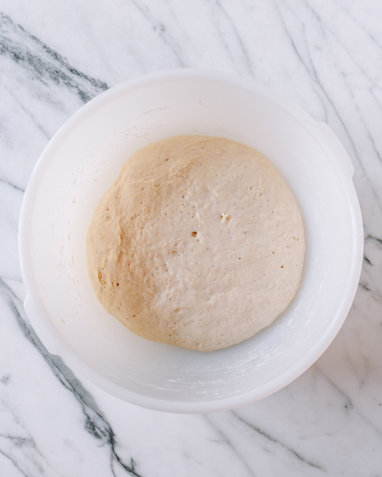 Proofed dough
