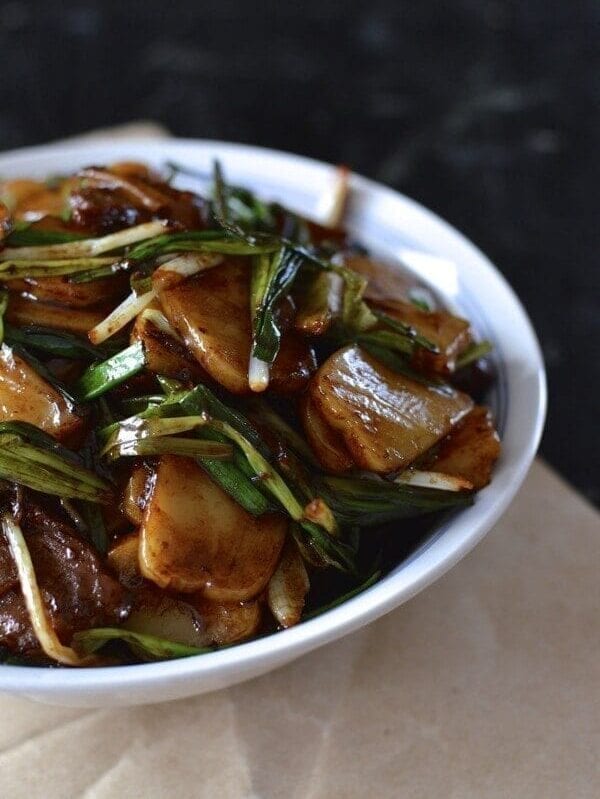 Steak and Scallion Rice Cake Stir-Fry by jcghk.dfhdjkvfj.cf