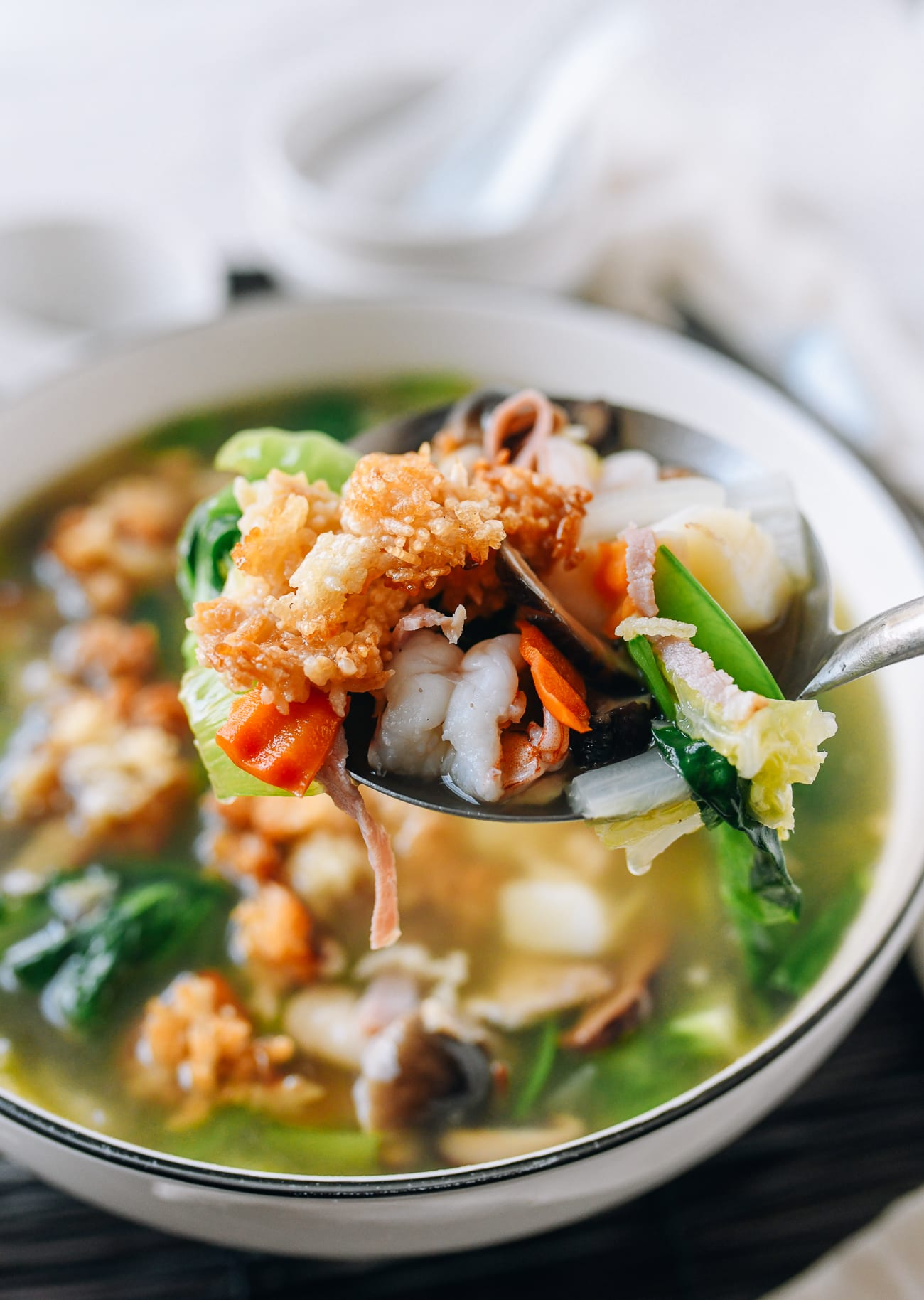 Sizzling Rice Soup