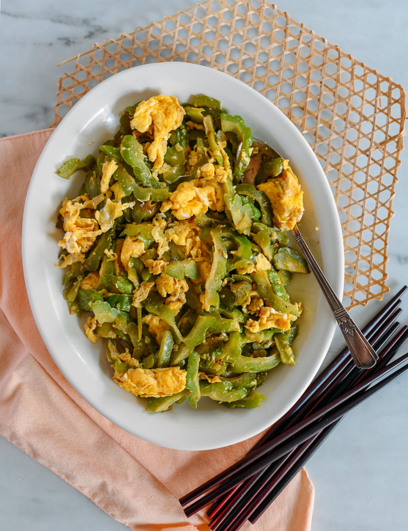 Bitter Melon with Eggs