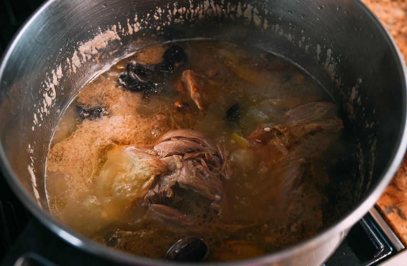 Chinese lamb broth