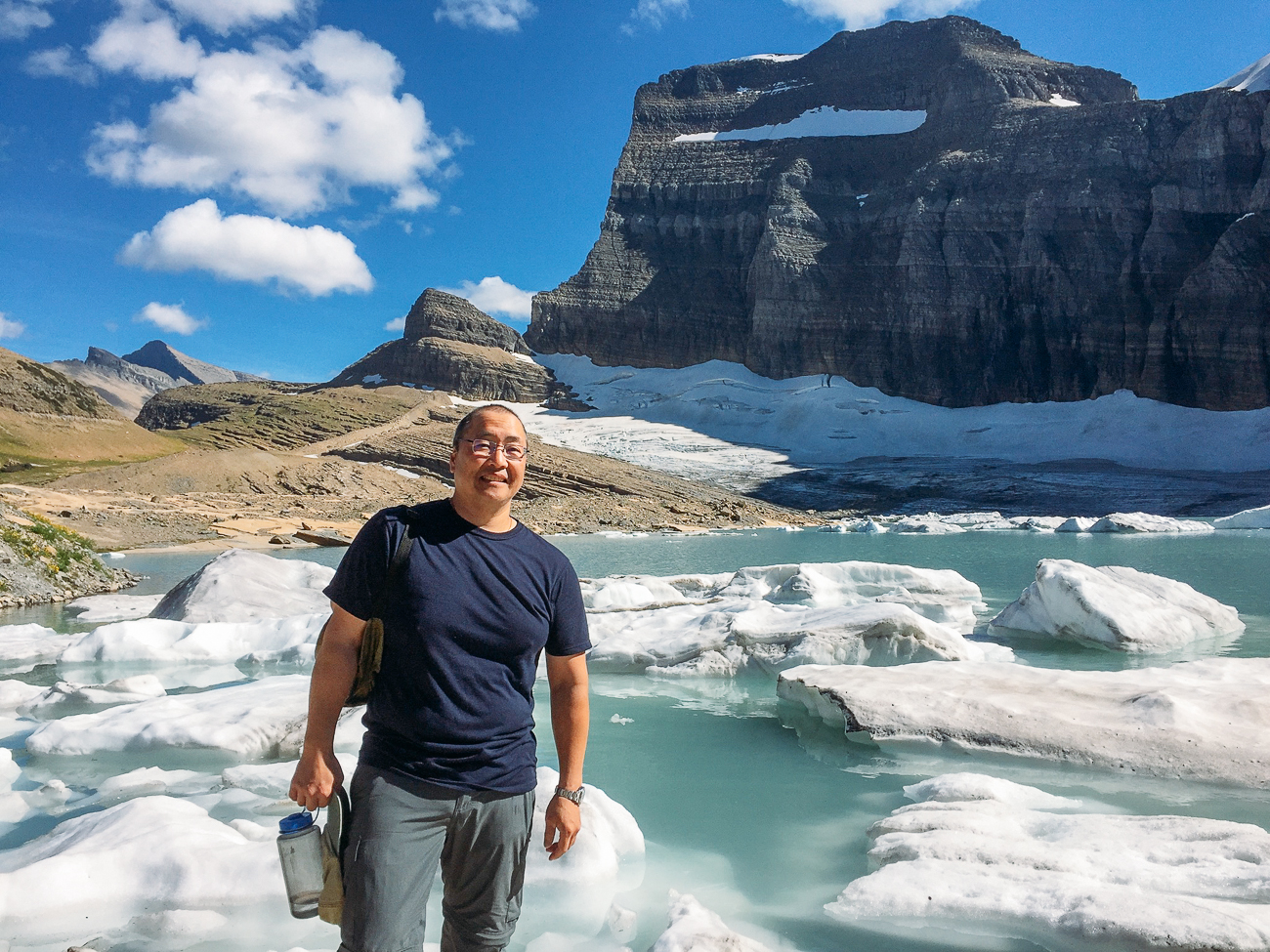 Bill at Grinnell Glacier