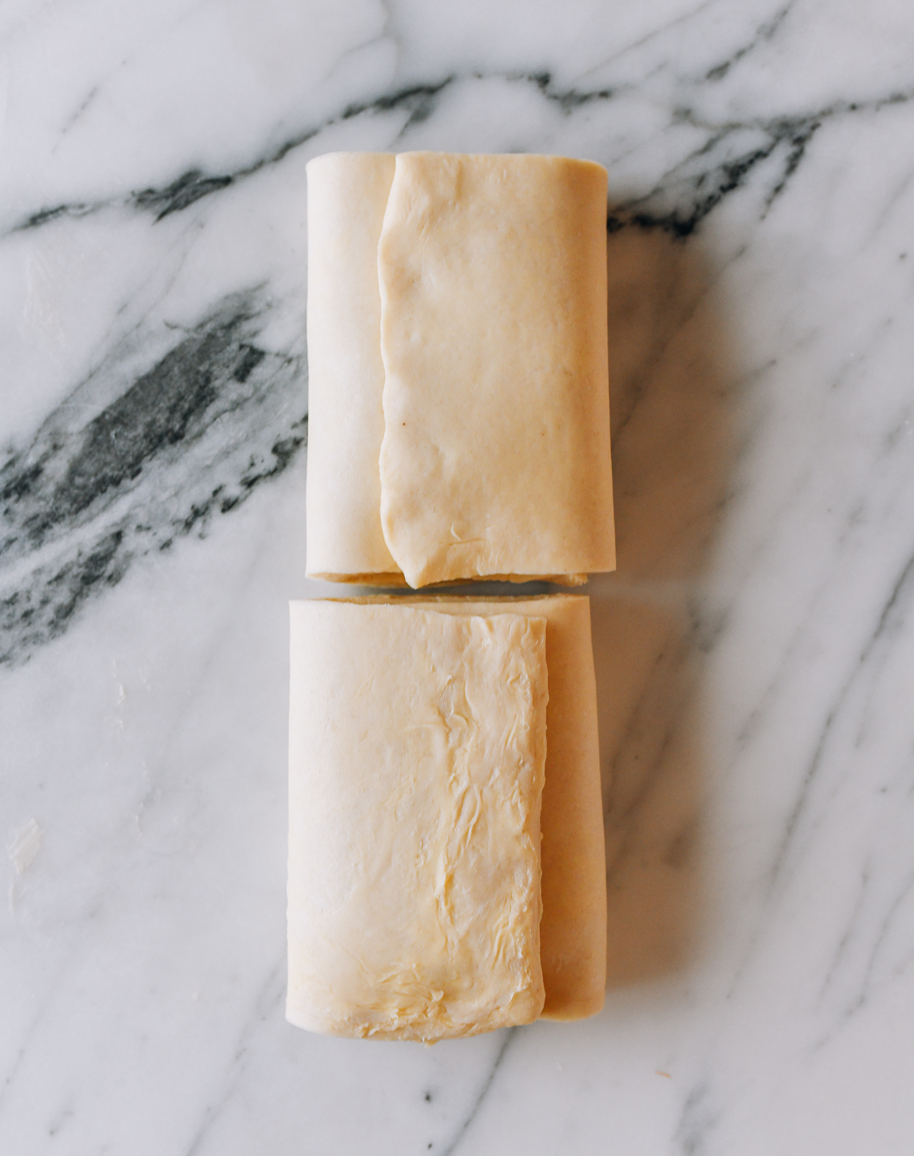 assembled ham and cheese croissants