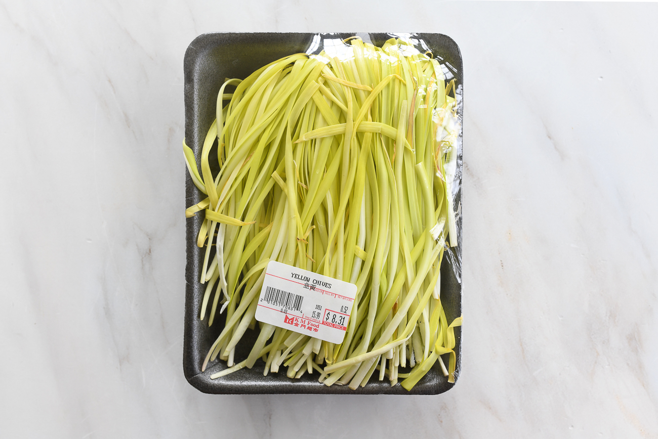package of yellow chives