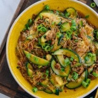 Chinese-style Zucchini with Glass Noodles