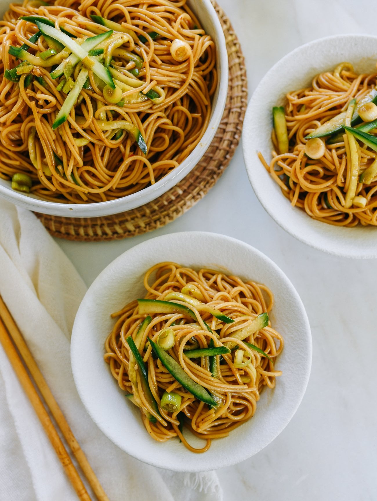Chinese Sour Spicy Cold Noodles