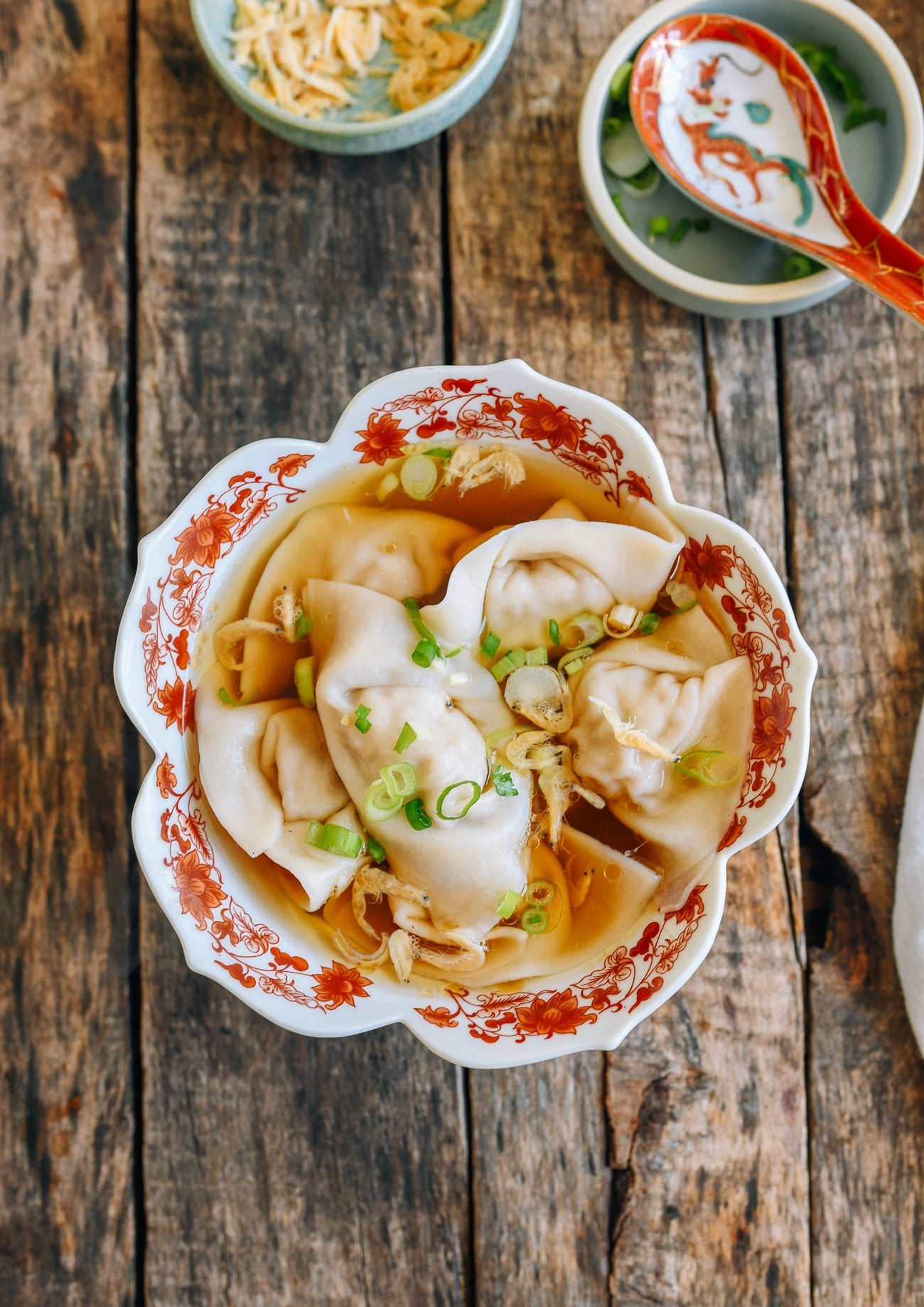 Bowl of wonton soup