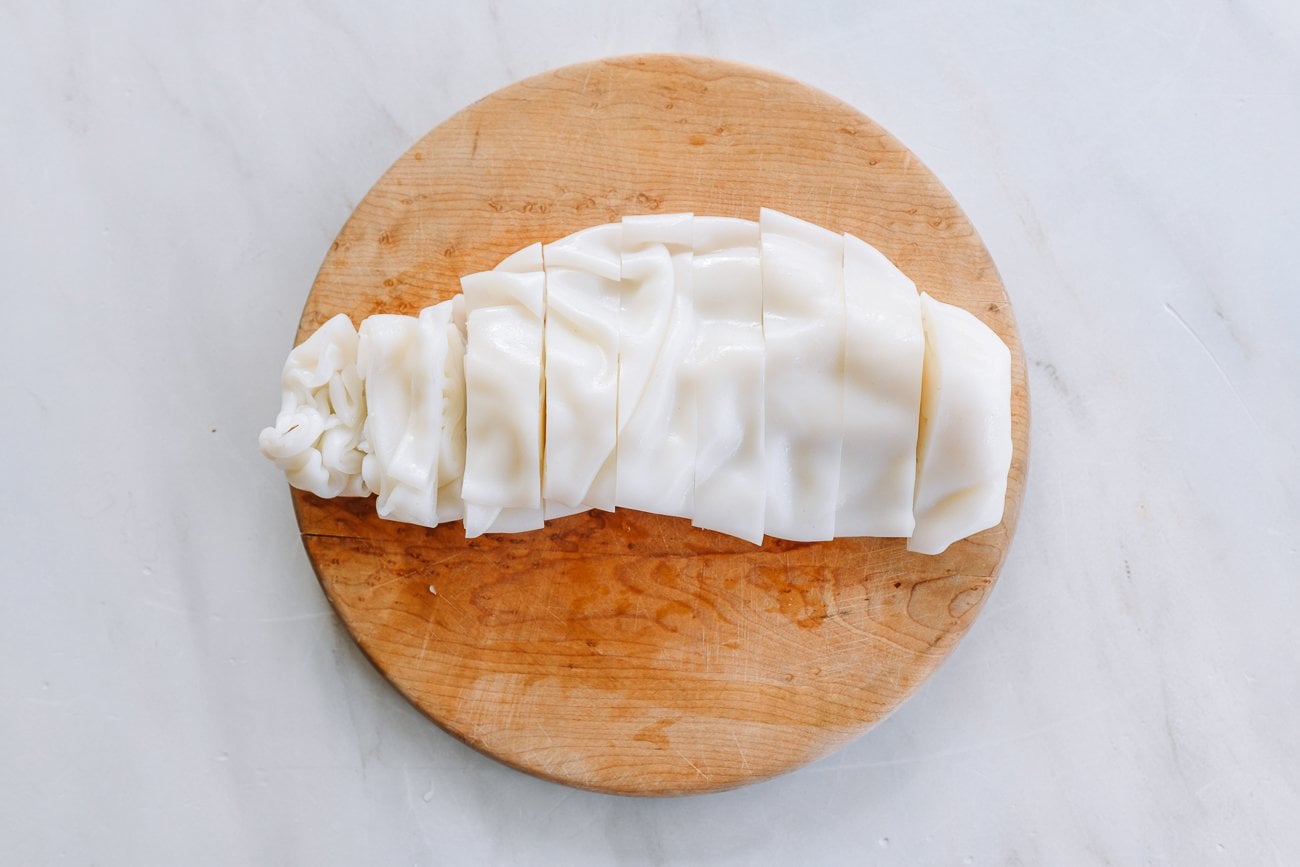 sliced rice noodles
