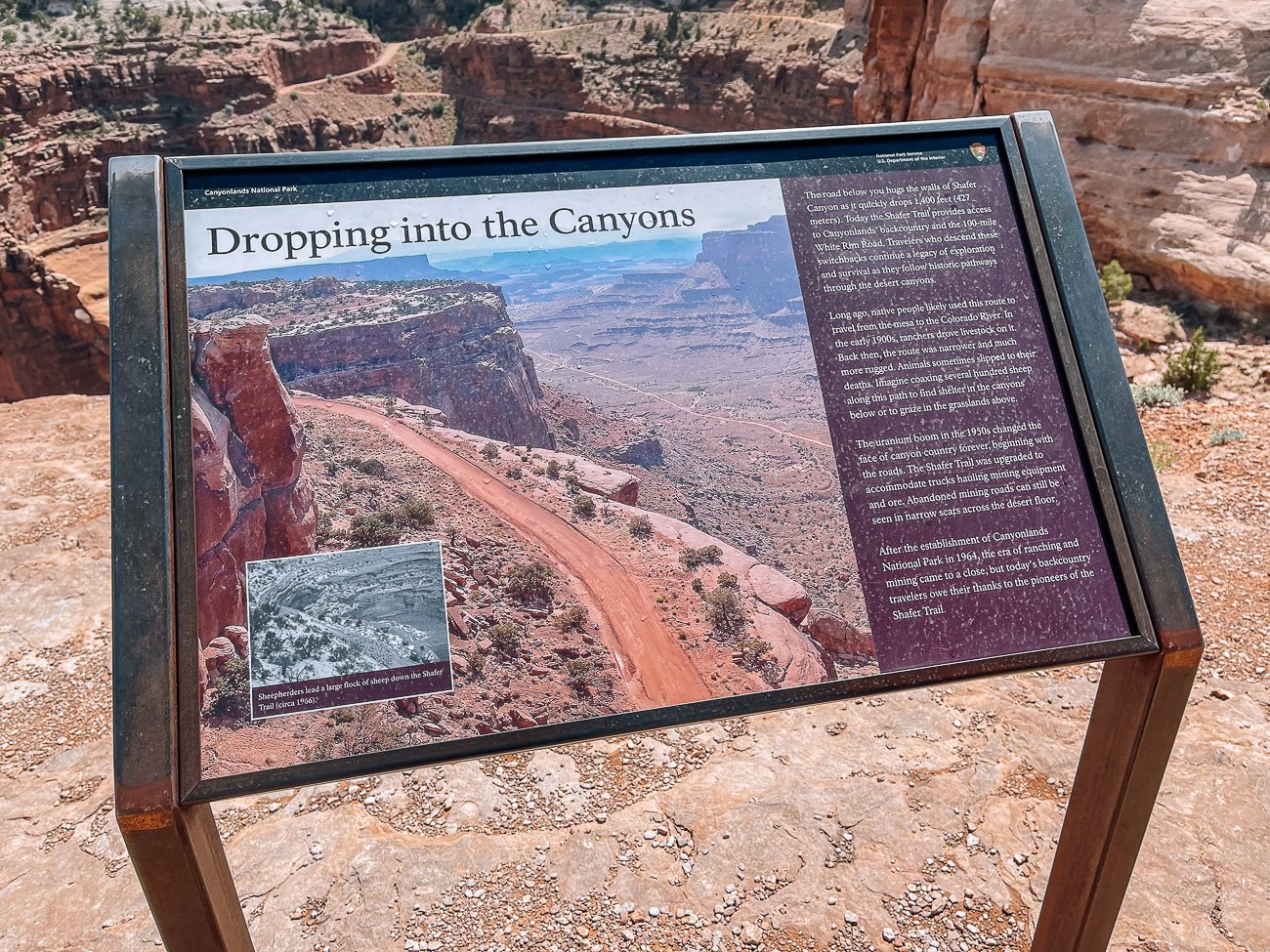 Shafer Trail Sign