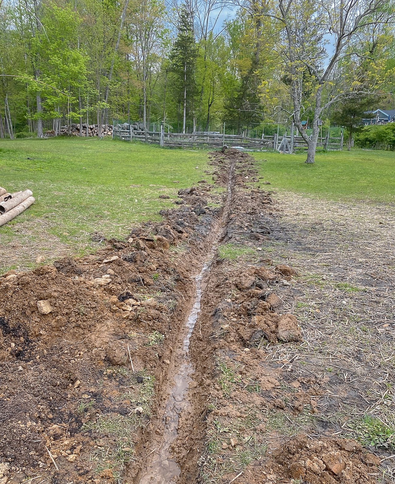 drainage ditch