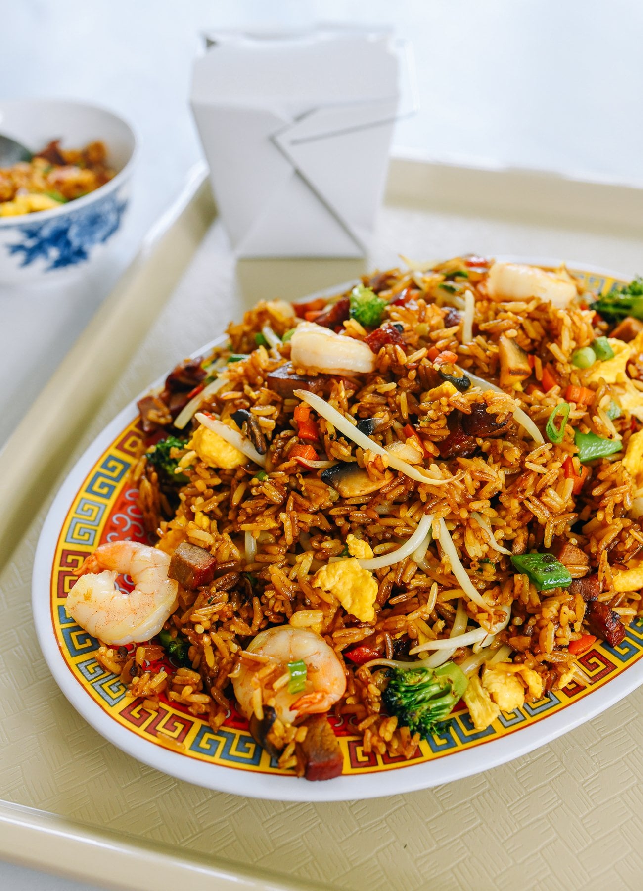 plate of fried rice