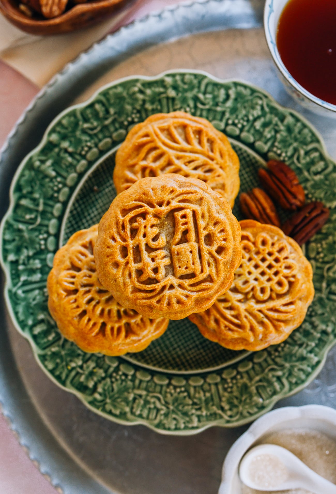 Pecan Pie Mooncakes