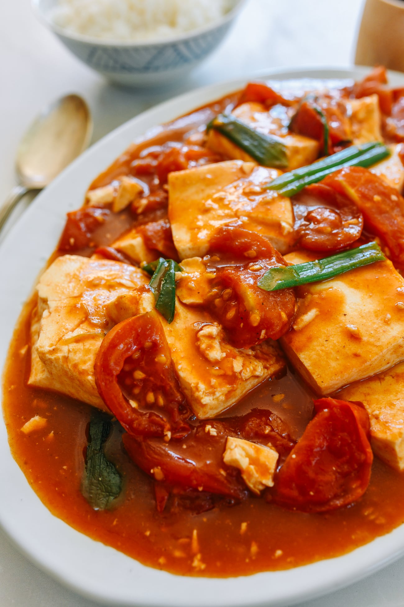 Tofu Tomato Stir-fry