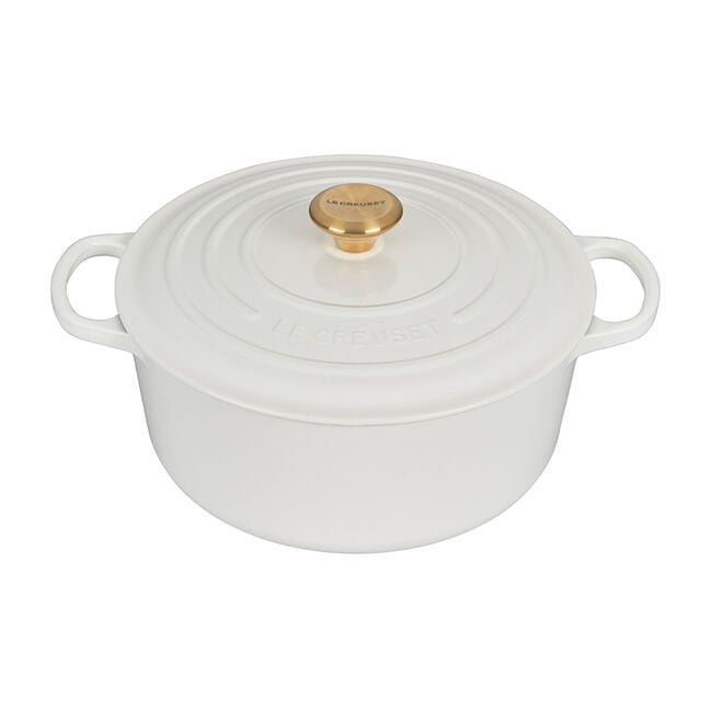 white le creuset dutch oven