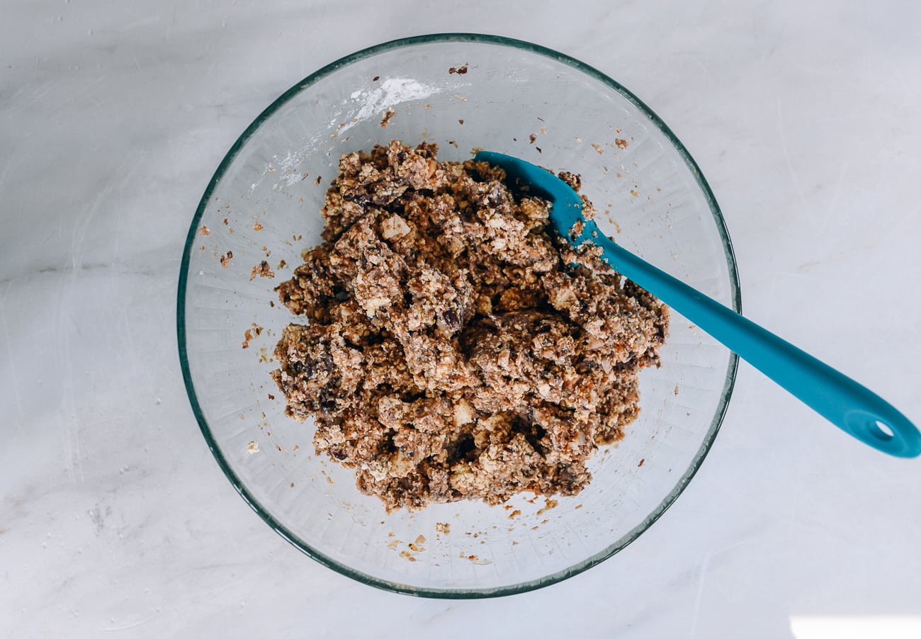 tofu burger mixture