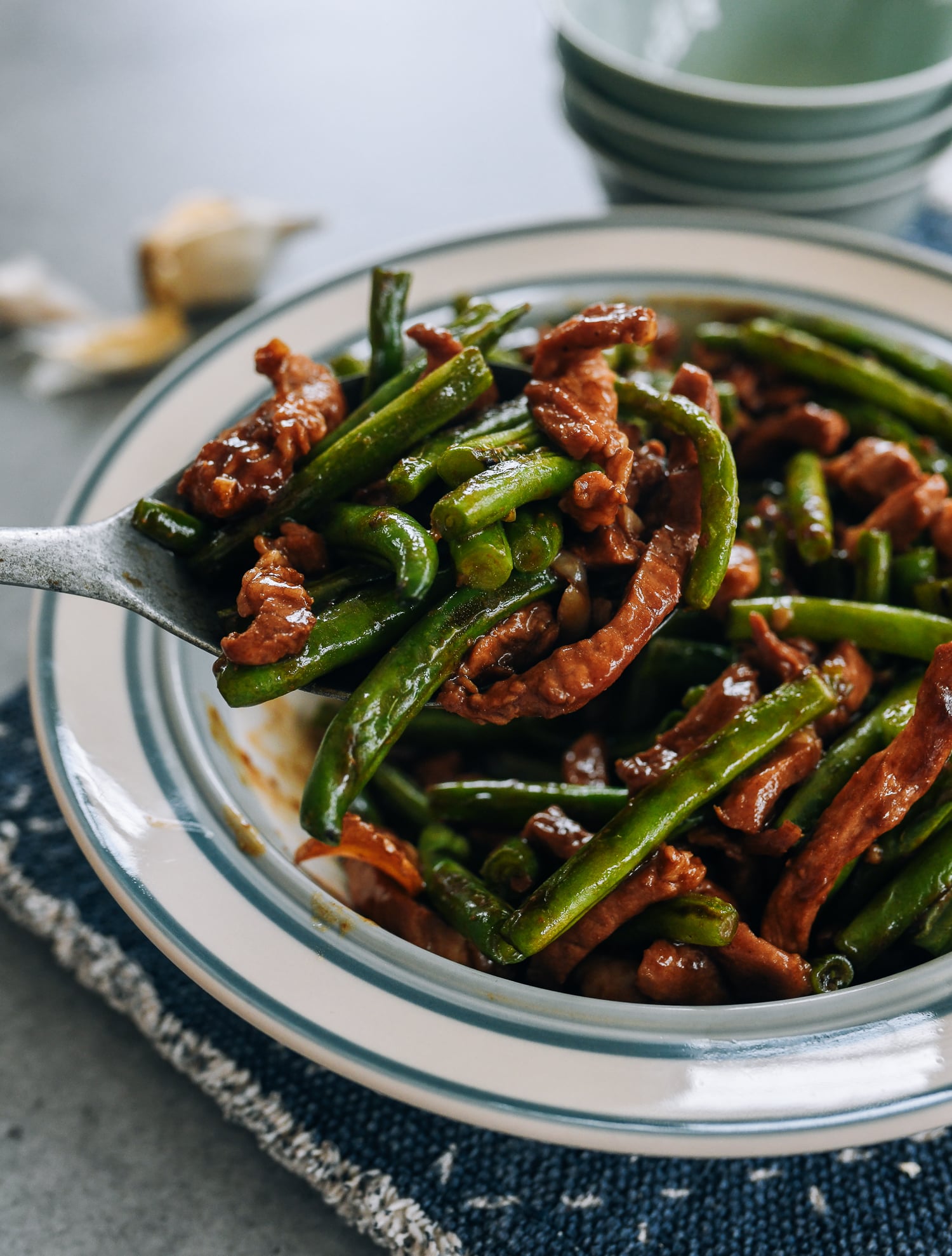 Pork with Green Beans Stir-fry