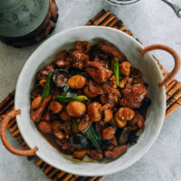 Chinese Braised Chicken with Chestnuts