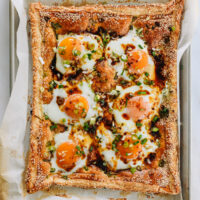 Chinese eggs in puff pastry