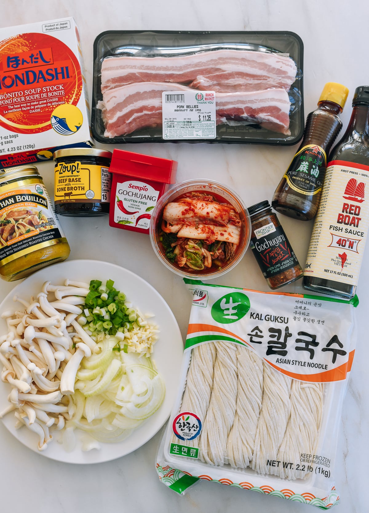 kimchi noodle soup ingredients
