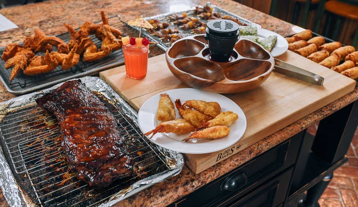 pupu platter prep