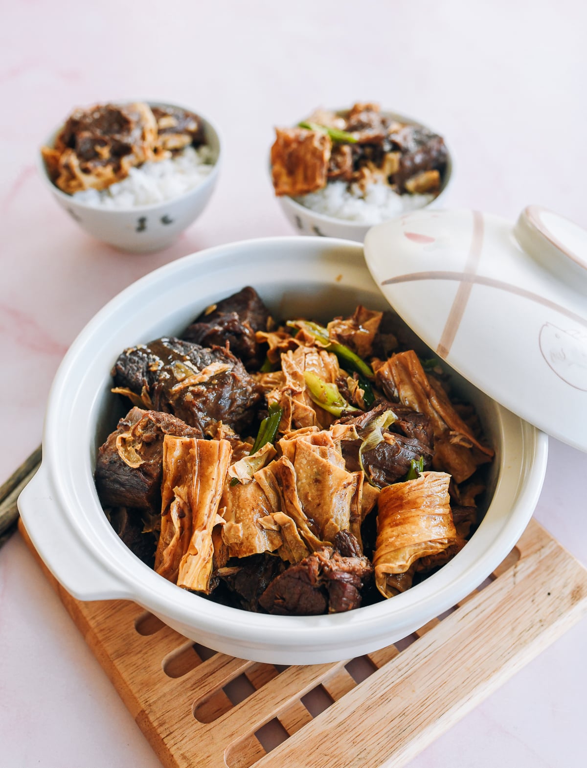 Chinese Beef Stew with Bean Curd Sticks