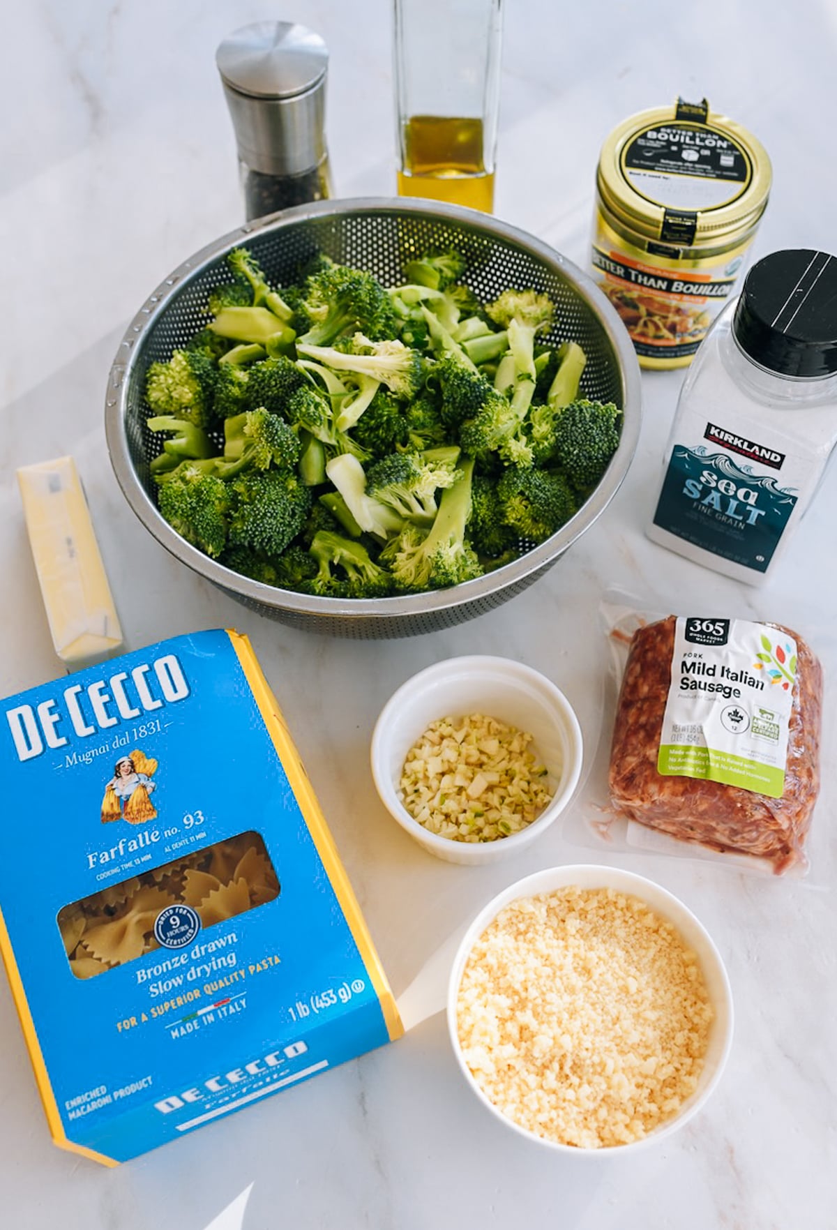 broccoli sausage pasta ingredients