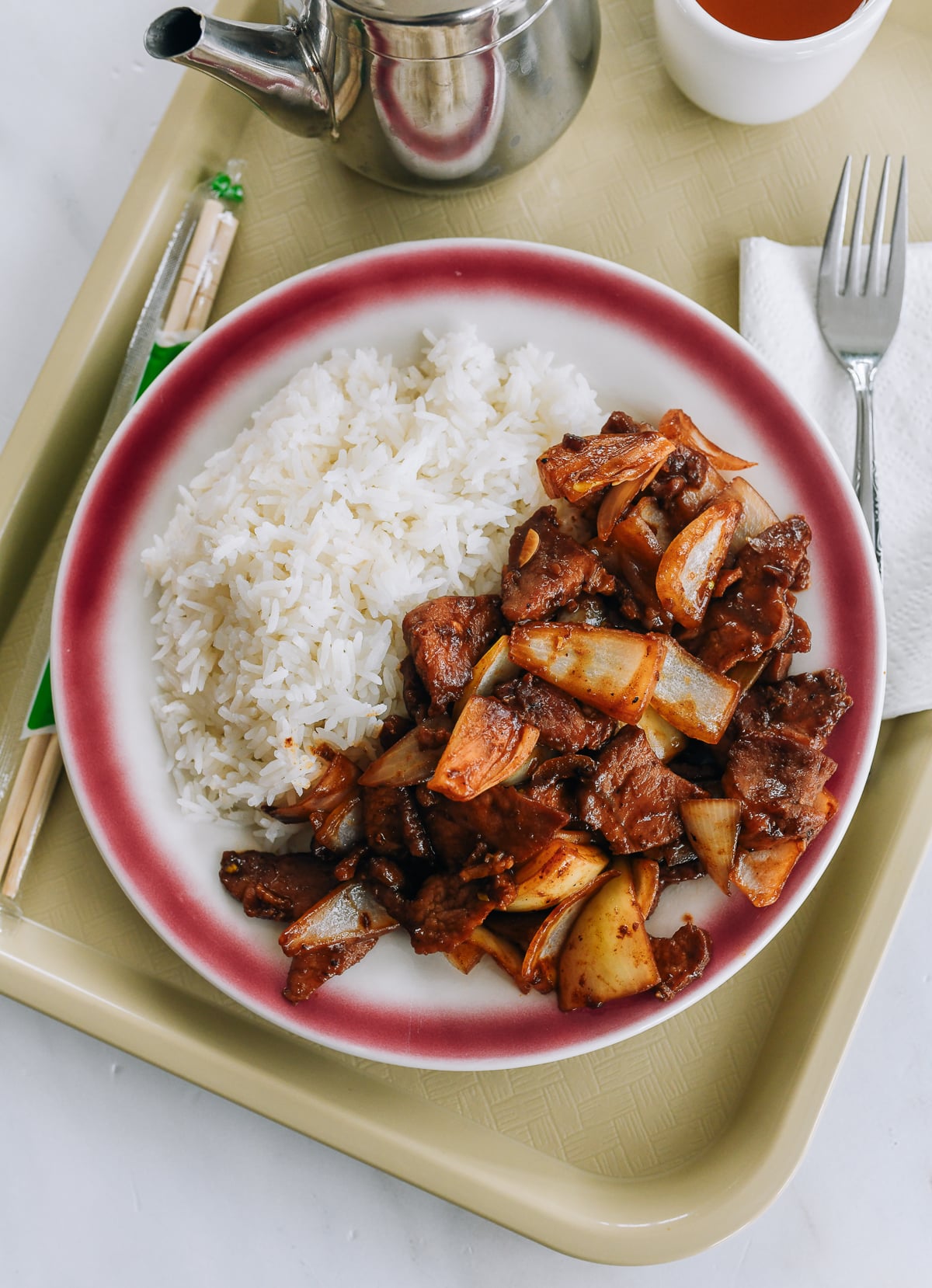 Pork and Onion Stir-Fry 