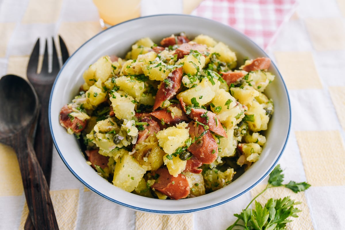 hot dog potato salad recipe