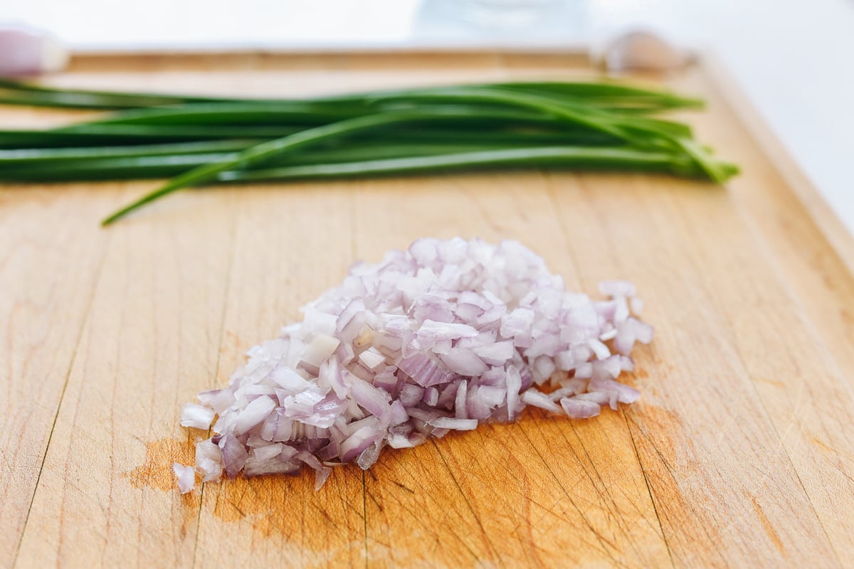 minced shallot