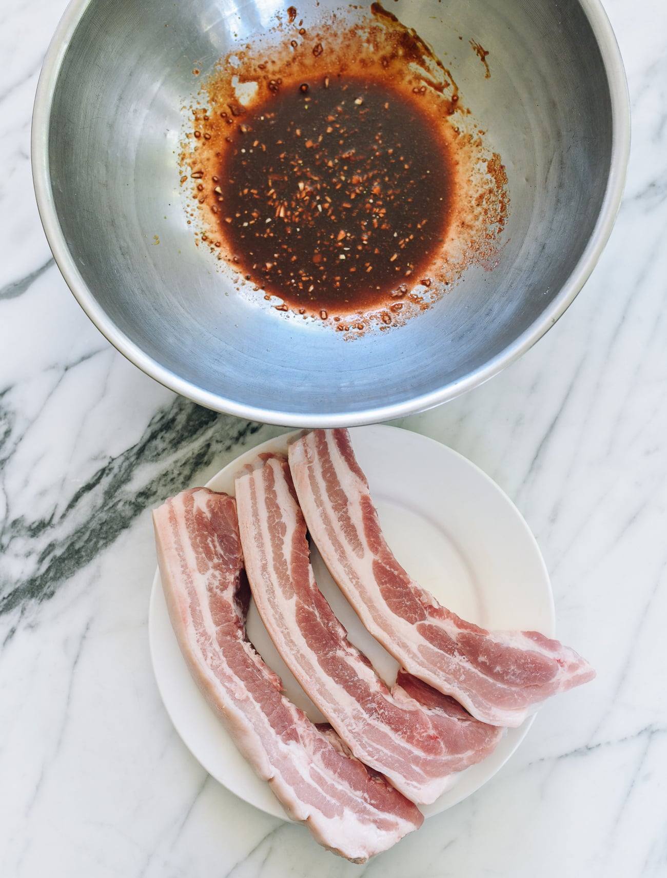 Char Siu marinade with pork belly