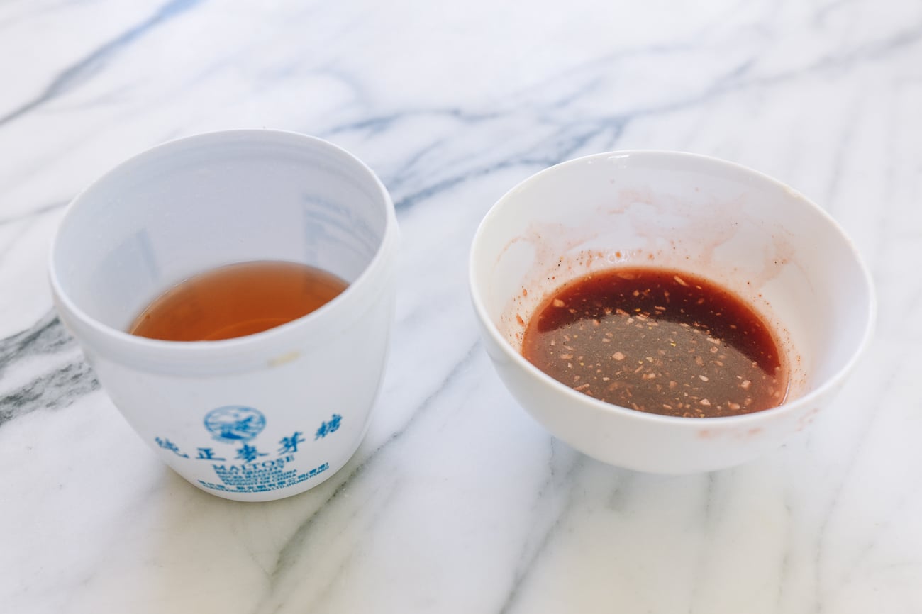 maltose and leftover marinade